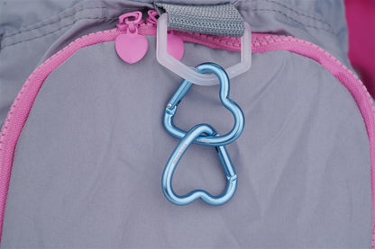 munkees Mini Herz-Karabiner 2er-Set – Baby Blue