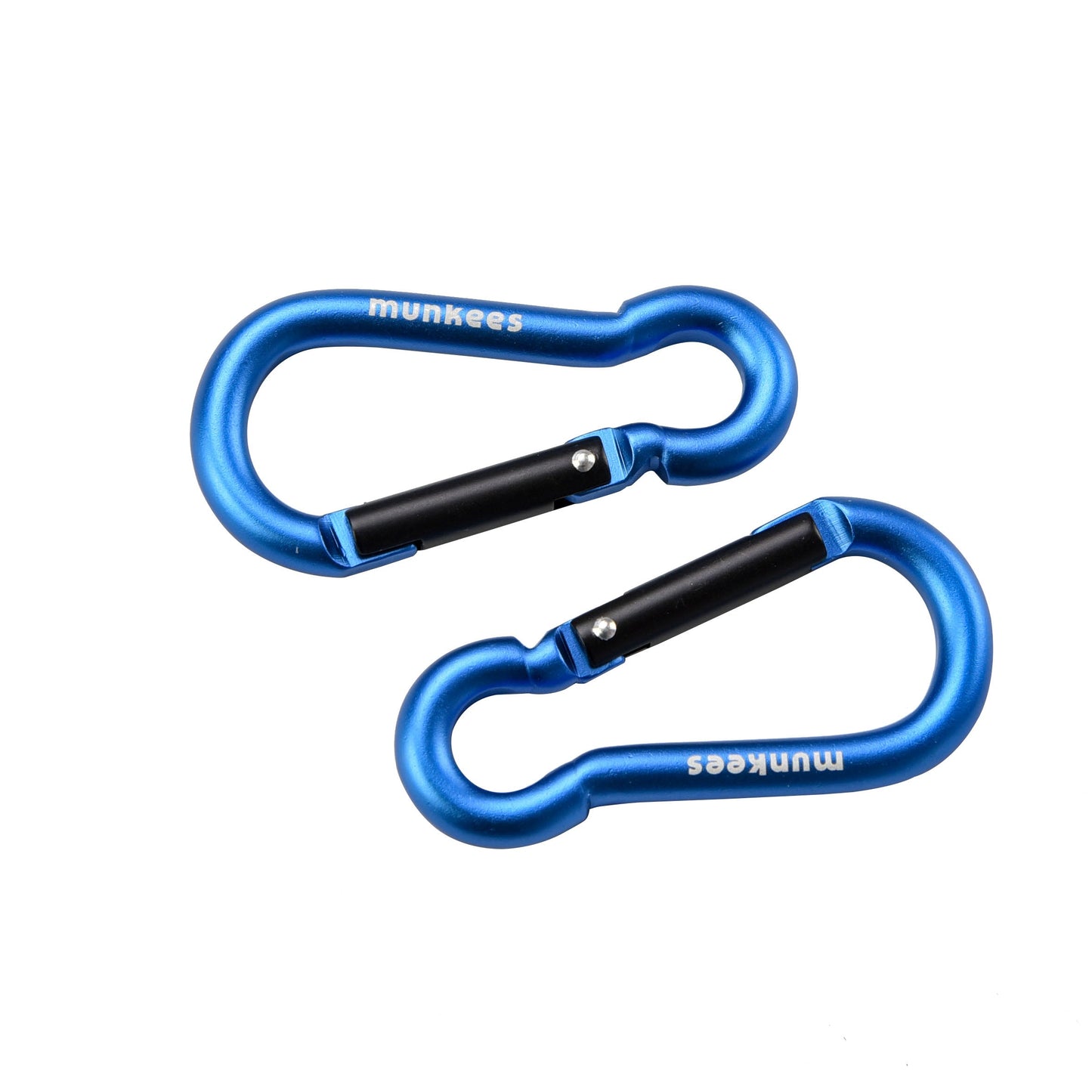 munkees Karabiner-Schlüsselanhänger Birnenform (2 Stück) – Ø 6 x 60 mm