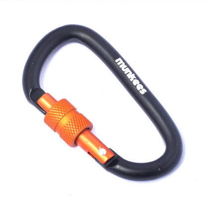 munkees Karabiner D-Form mit Schraubverschluss Ø6x60mm