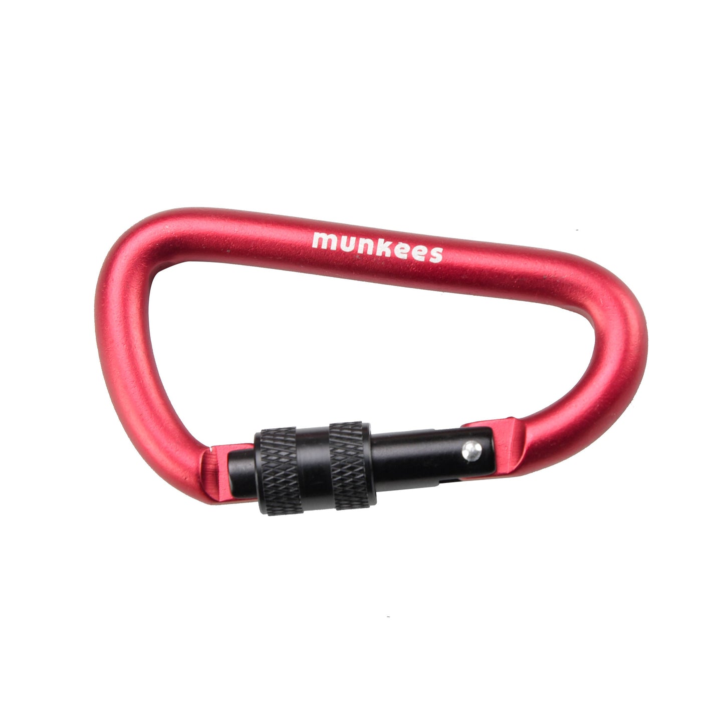 Karabiner D-Form mit Schraubverschluss – Ø 8 x 80 mm