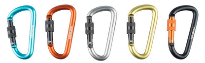 Karabiner D-Form mit Schraubverschluss – Ø 8 x 80 mm