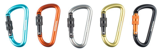 Karabiner D-Form mit Schraubverschluss – Ø 8 x 80 mm