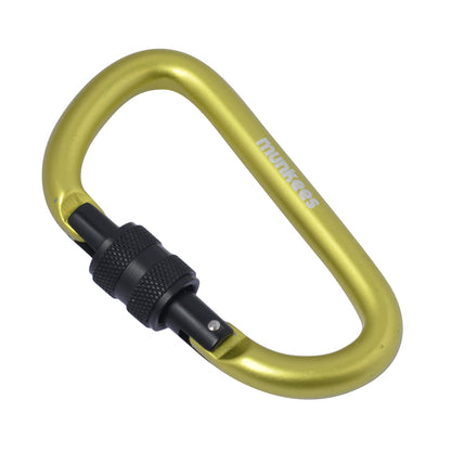 Karabiner D-Form mit Schraubverschluss – Ø 8 x 80 mm