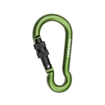 munkees Karabiner Birne mit Schraubverschluss