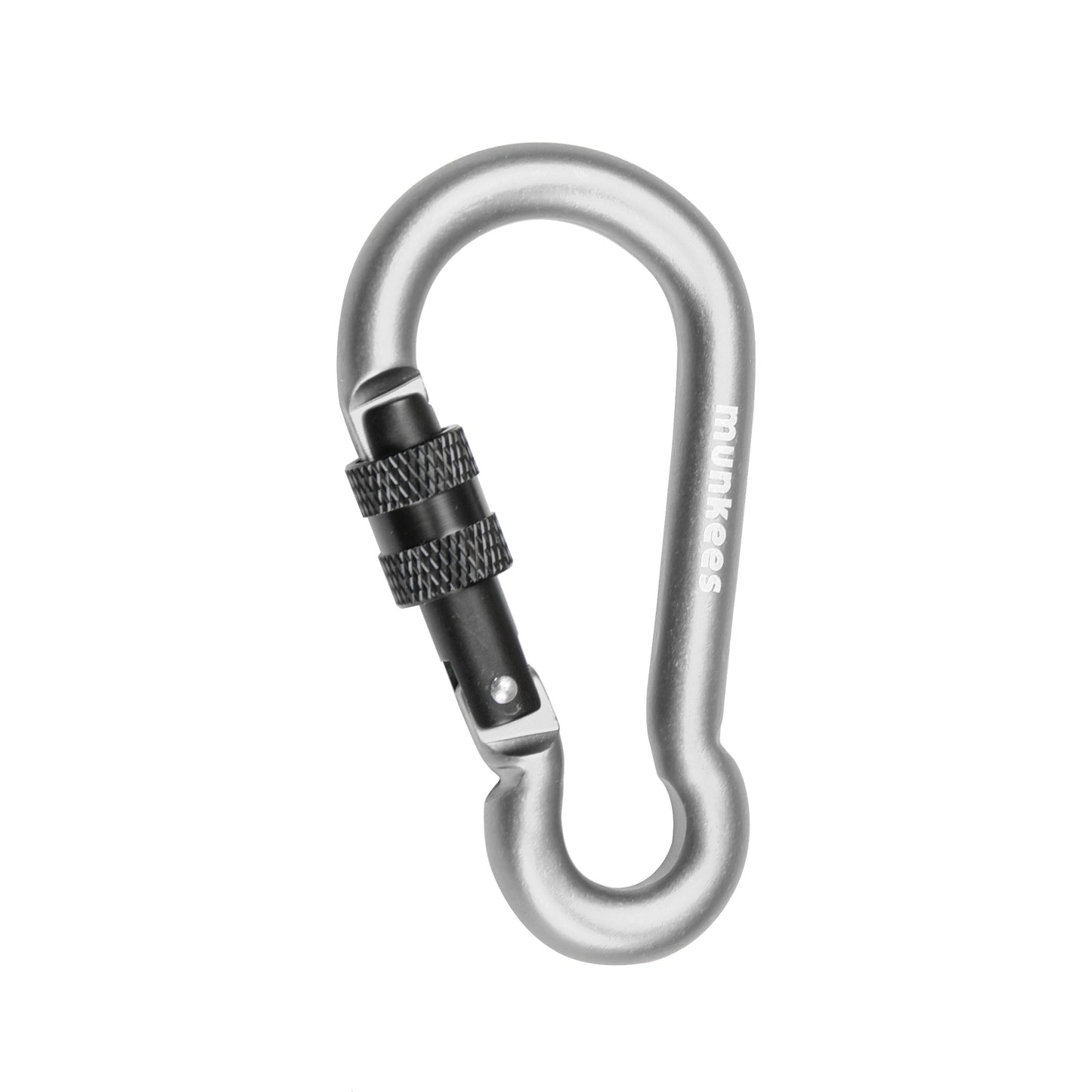 munkees Karabiner Birne mit Schraubverschluss