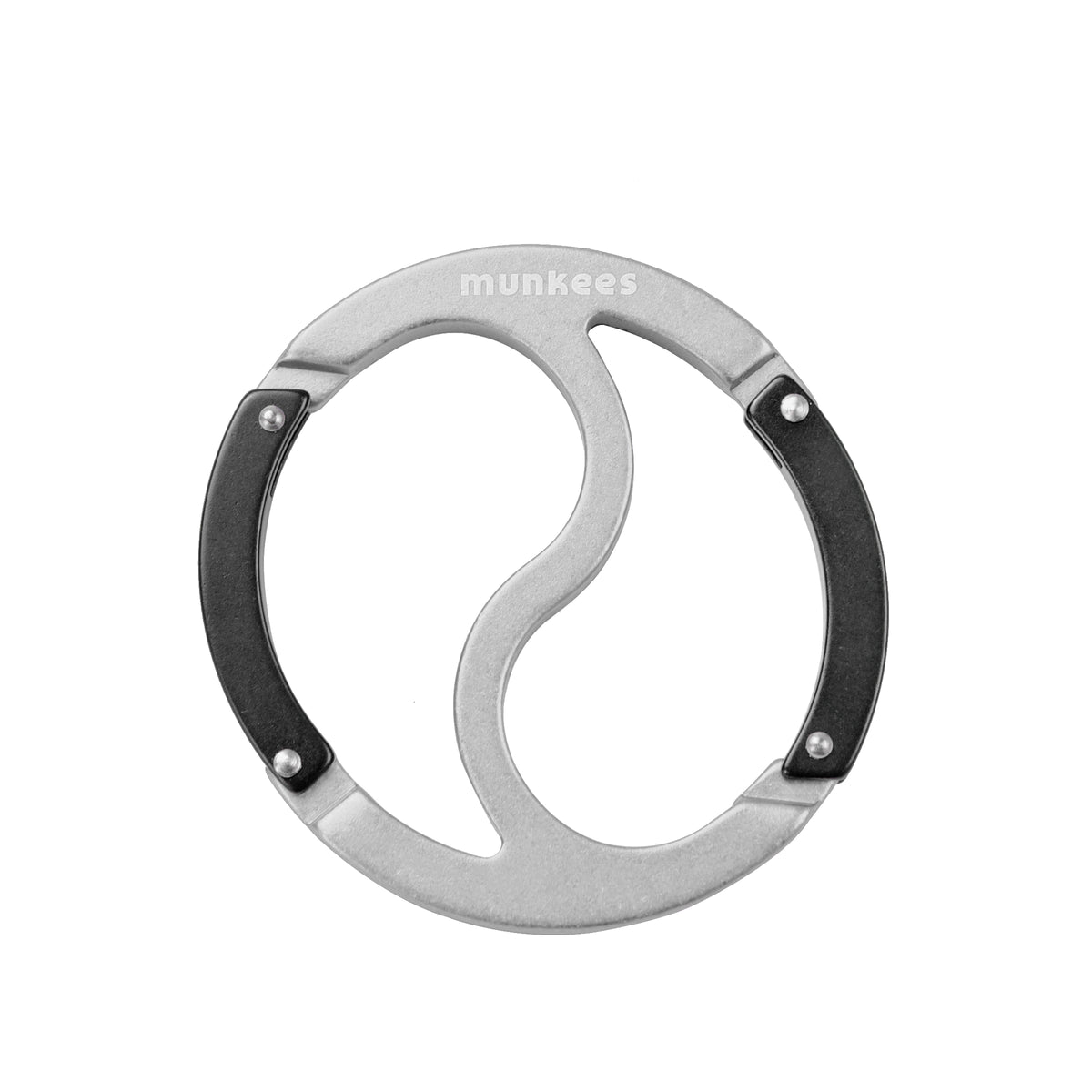 munkees Karabiner Yin Yang – Schlüsselanhänger mini