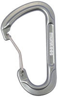 munkees D-Form Karabiner mit Drahtschnapper