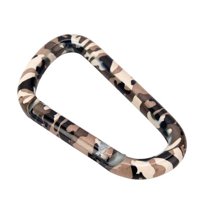 munkees Karabiner Dessert Camo mit Schraubsicherung