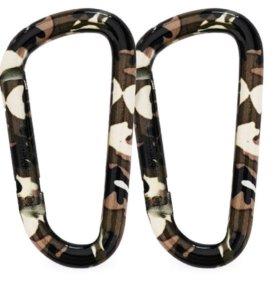 munkees Karabiner Dessert Camo – 2 Stück