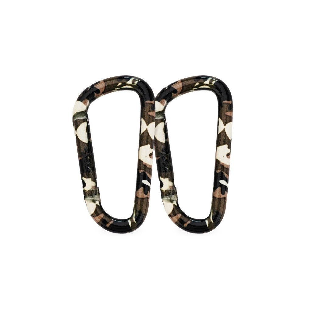 munkees Karabiner Dessert Camo 2 Stück in Tarnfarben Wüstenoptik