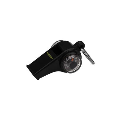 munkees 3in1 Pfeife mit Kompass & Thermometer, grau