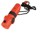 7-in-1 Notfallpfeife mit LED, Kompass & Signalspiegel