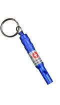 munkees Notfallpfeife Schlüsselanhänger mit Kapsel