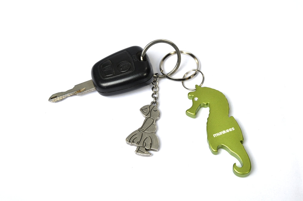 munkees Flaschenöffner Seepferdchen Schlüsselanhänger