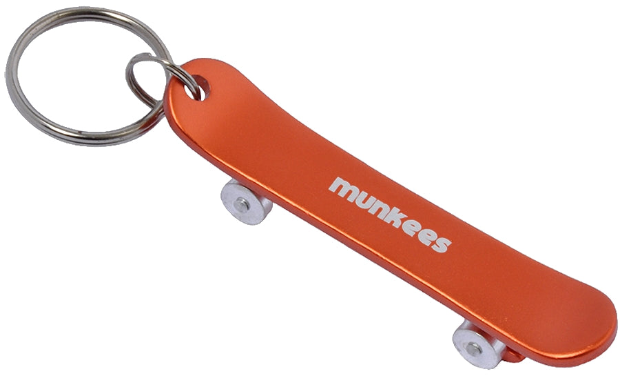 munkees Skateboard Schlüsselanhänger mit Flaschenöffner