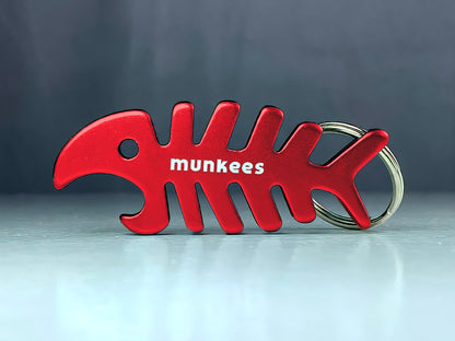 munkees Schlüsselanhänger Fisch mit Flaschenöffner, 2er-Set