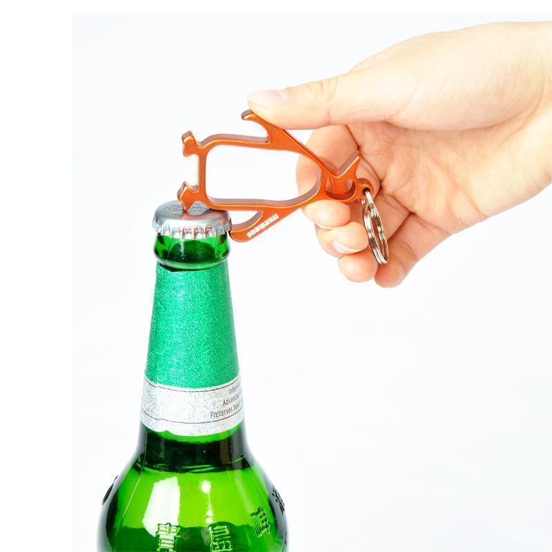 munkees Flaschenöffner Pinguin aus Aluminium