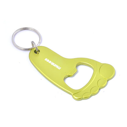 munkees Flaschenöffner Fußdesign Schlüsselanhänger