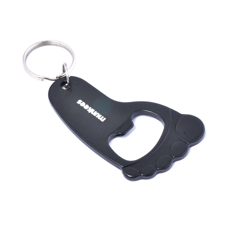 munkees Flaschenöffner Fußdesign Schlüsselanhänger