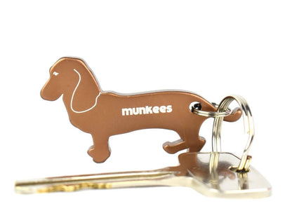 munkees Dackel Schlüsselanhänger mit Flaschenöffner
