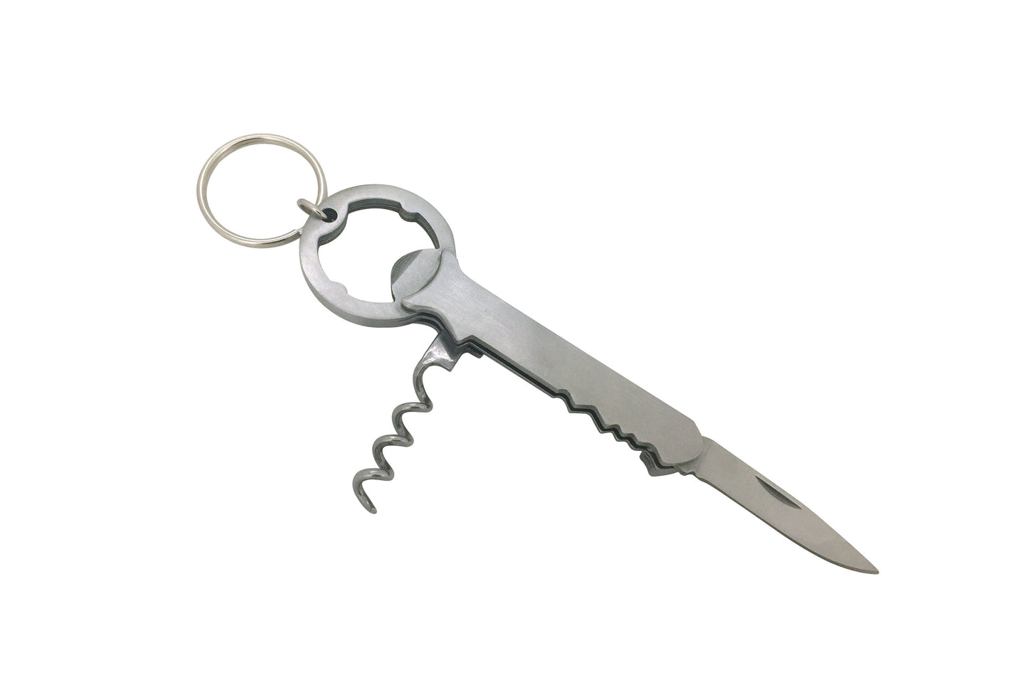 munkees 3-Funktionen Korkenzieher aus Edelstahl