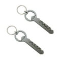 munkees 3-in-1 Korkenzieher Schlüsselanhänger aus Edelstahl