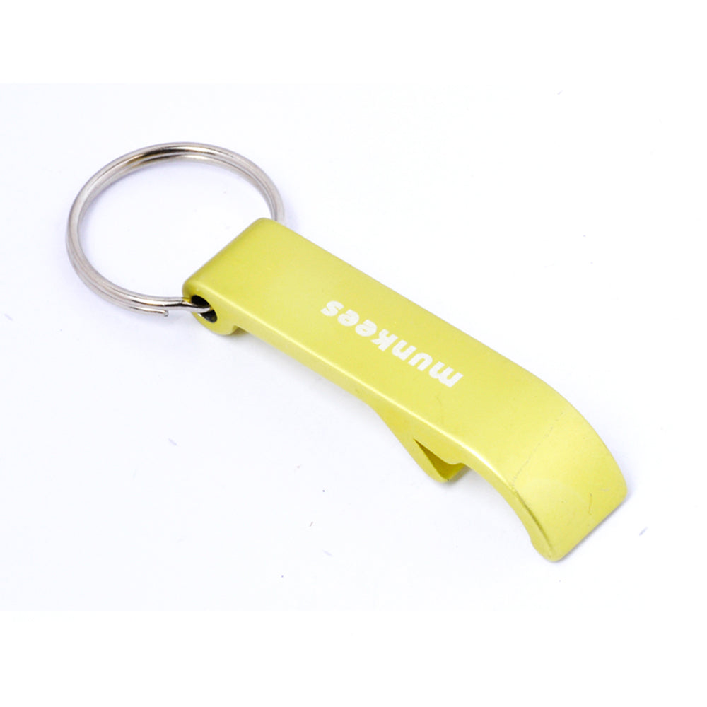 munkees Schlüsselanhänger mit Flaschenöffner aus Aluminium