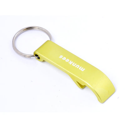 munkees Schlüsselanhänger mit Flaschenöffner aus Aluminium