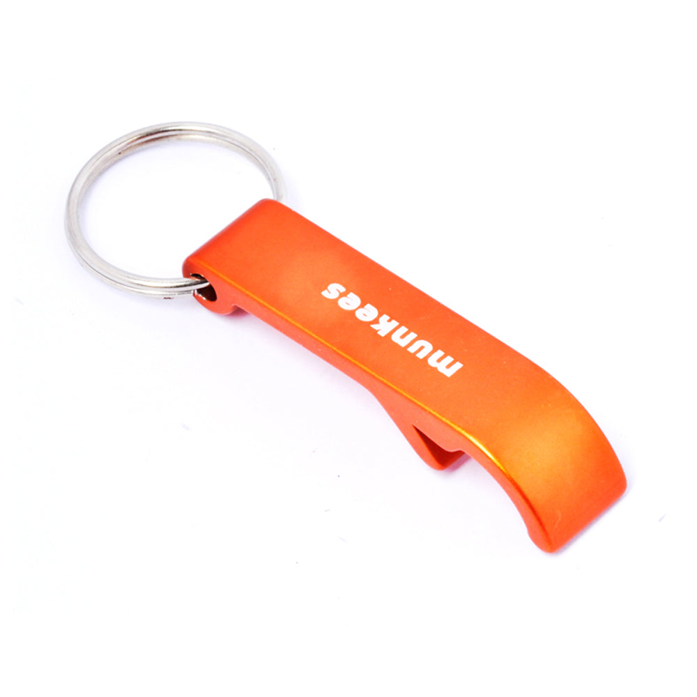 munkees Schlüsselanhänger mit Flaschenöffner aus Aluminium