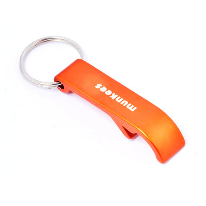 munkees Schlüsselanhänger mit Flaschenöffner aus Aluminium