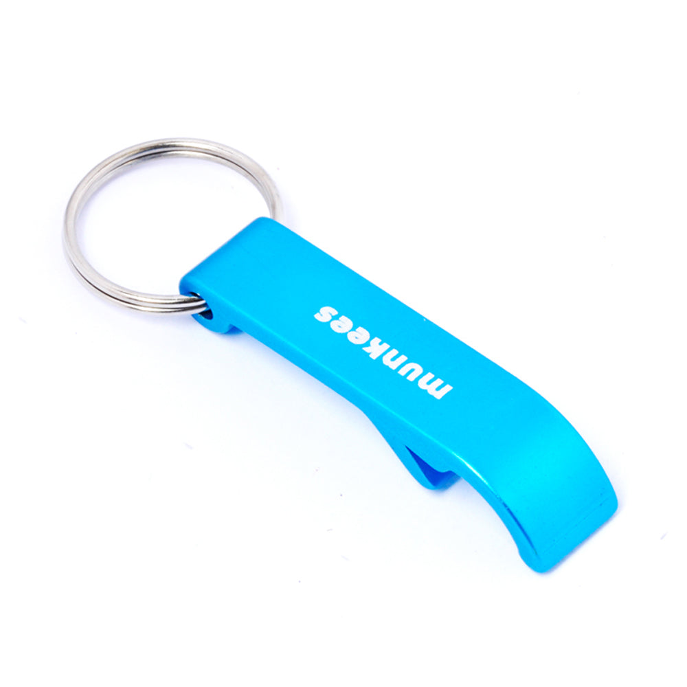 munkees Schlüsselanhänger mit Flaschenöffner aus Aluminium