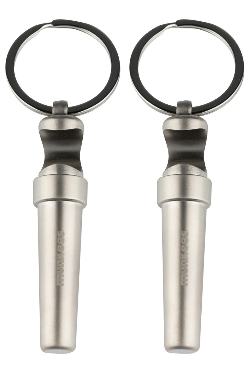 munkees Schlüsselanhänger Korkenzieher aus Edelstahl
