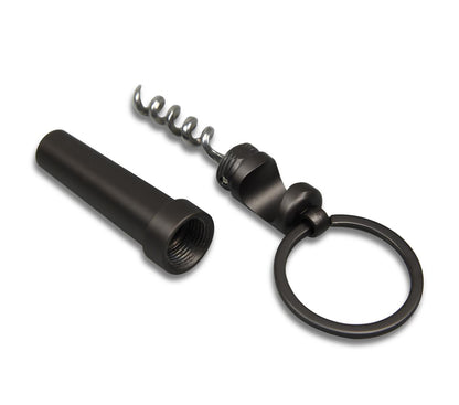 munkees Schlüsselanhänger Korkenzieher anthrazit