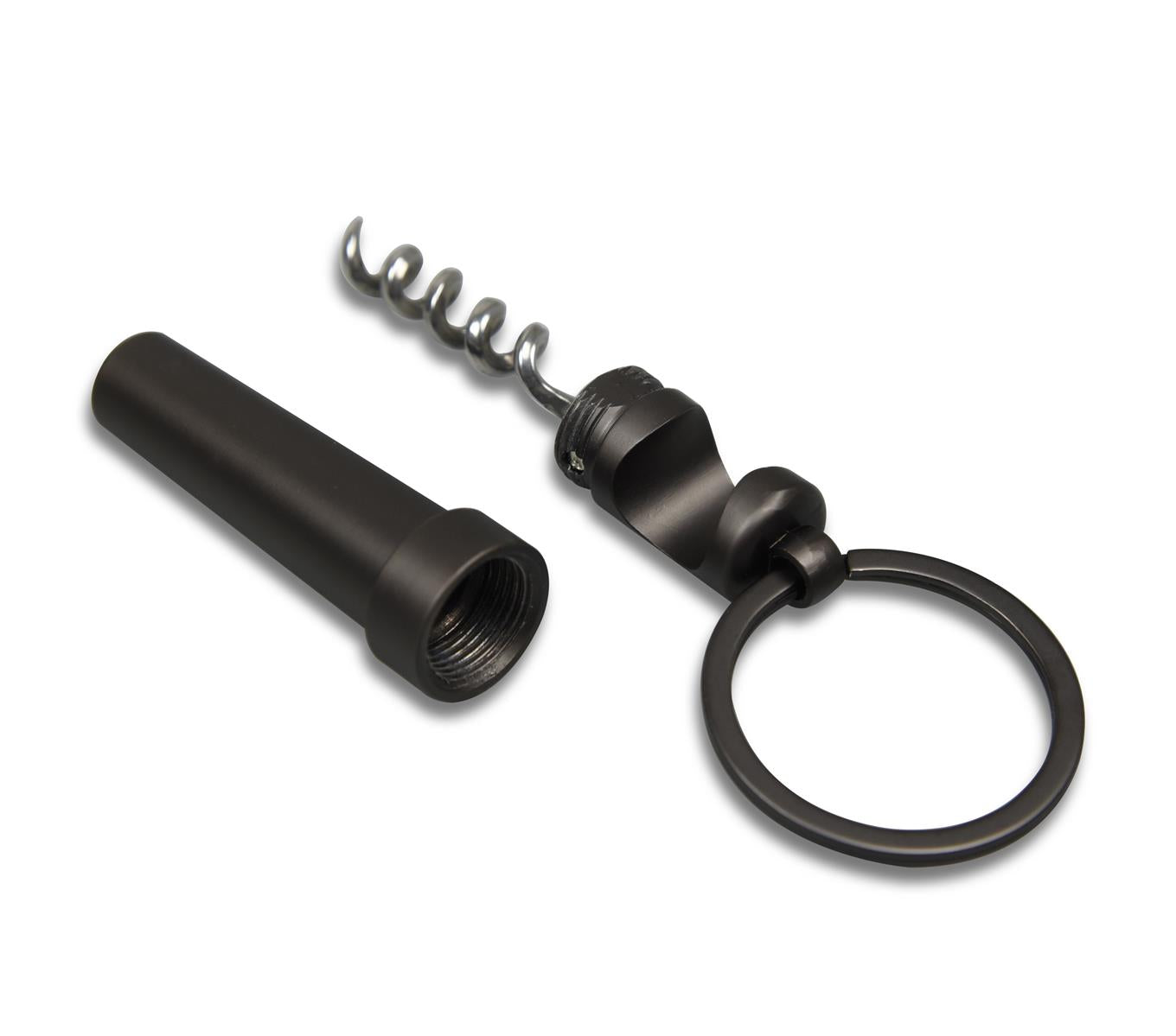 2 x Schlüsselanhänger Korkenzieher anthrazit – munkees