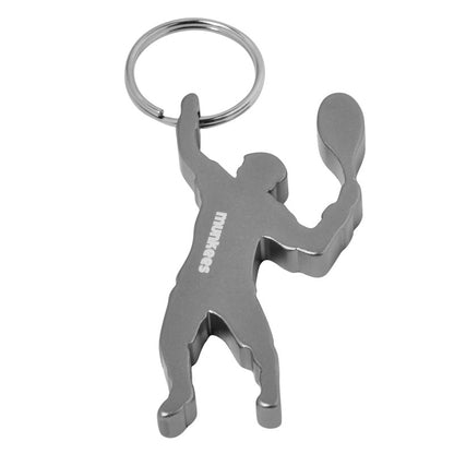 munkees Schlüsselanhänger Tennis-Figur mit Flaschenöffner