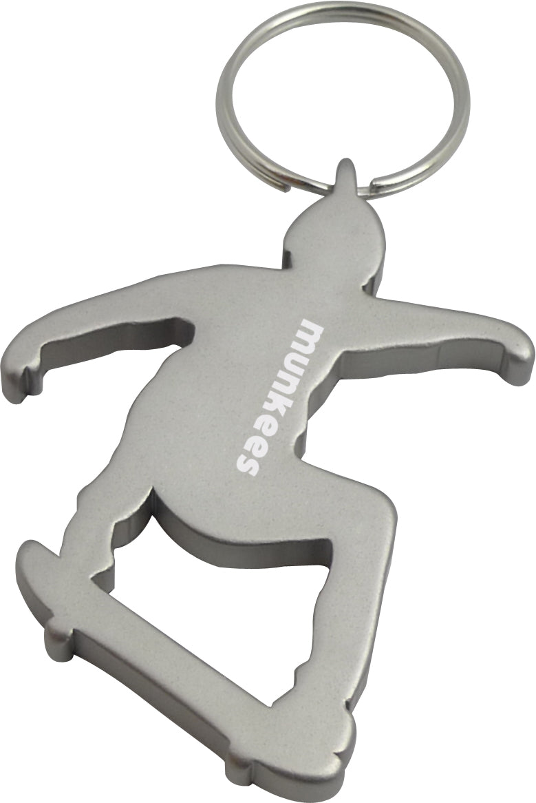 munkees Schlüsselanhänger Skateboard-Figur mit Flaschenöffner