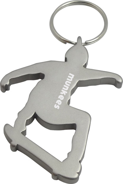 munkees Schlüsselanhänger Skateboard-Figur mit Flaschenöffner