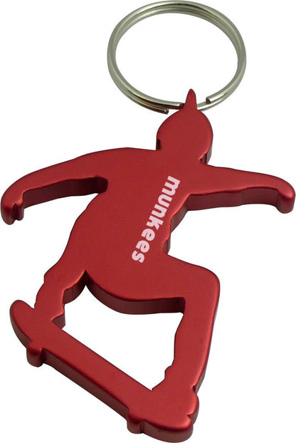 munkees Schlüsselanhänger Skateboard-Figur mit Flaschenöffner