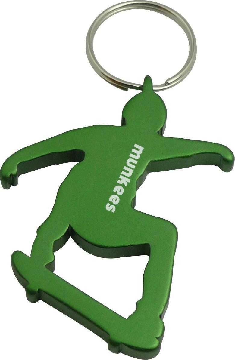 munkees Schlüsselanhänger Skateboard-Figur mit Flaschenöffner