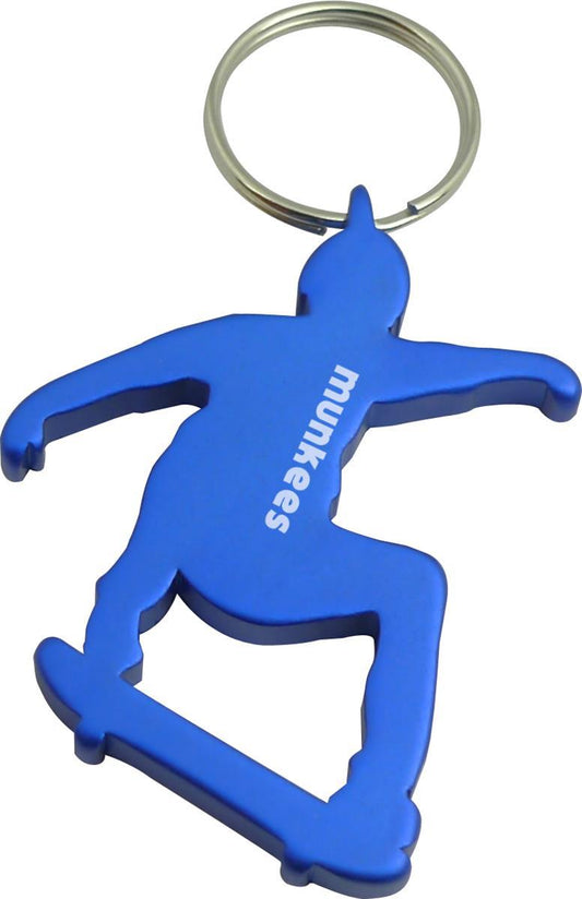 munkees Schlüsselanhänger Skateboard-Figur mit Flaschenöffner