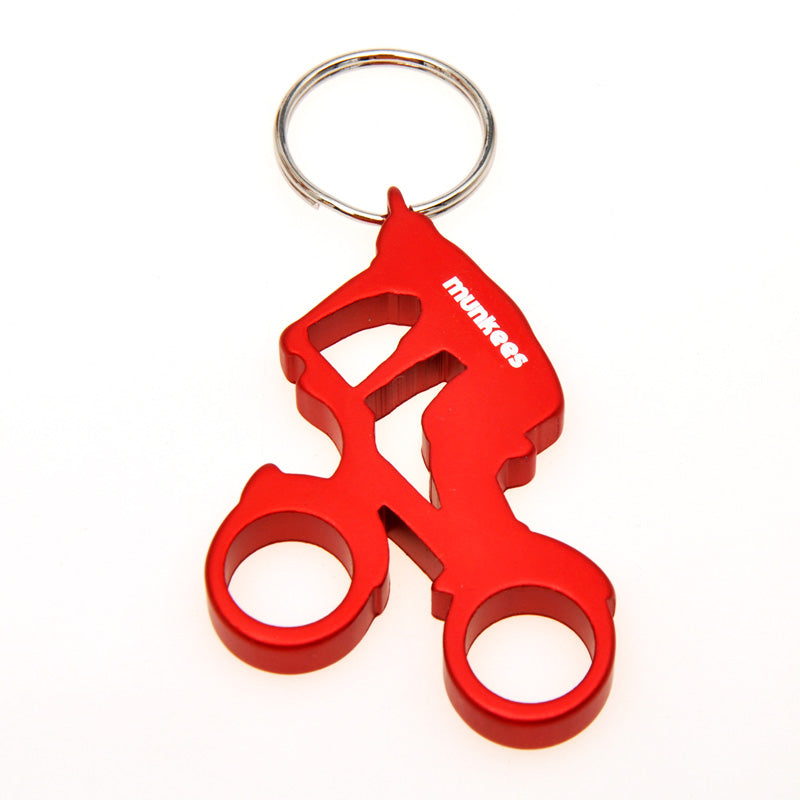 munkees Schlüsselanhänger Biker mit Flaschenöffner