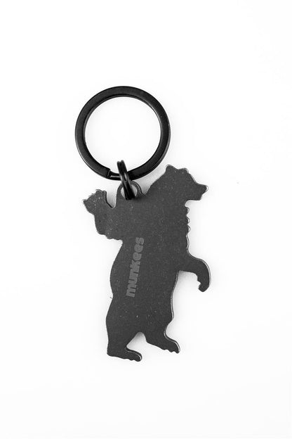 munkees Schlüsselanhänger mit Flaschenöffner aus Edelstahl