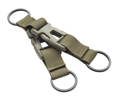 munkees Abnehmbarer Schlüsselanhänger Flaschenträger Grün