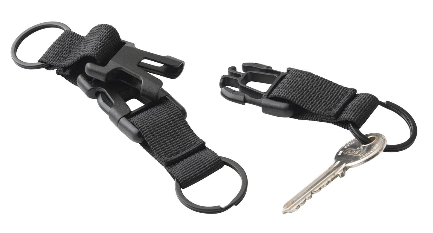 munkees Abnehmbarer Schlüsselanhänger – Schwarz