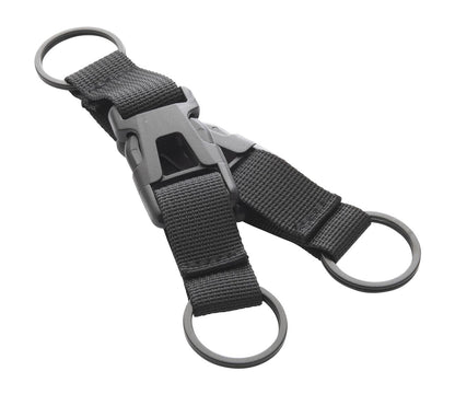 munkees Abnehmbarer Schlüsselanhänger – Schwarz