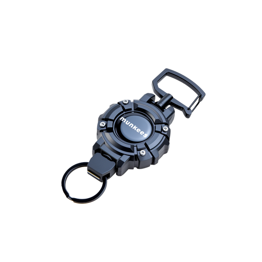 munkees Schlüsselanhänger mit Karabiner & ausziehbarem Ring