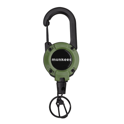 munkees Ausweishalter mit Karabiner & Stahlseil – 64 cm