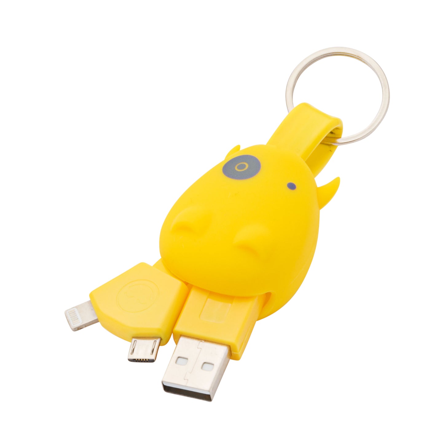munkees USB Ladekabel Schlüsselanhänger Micro-USB & Lightning