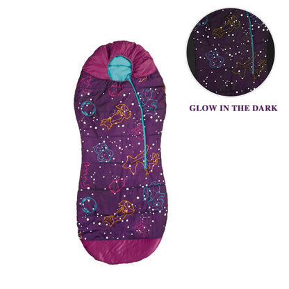 AceCamp Kinderschlafsack leuchtend – Indoor & Outdoor
