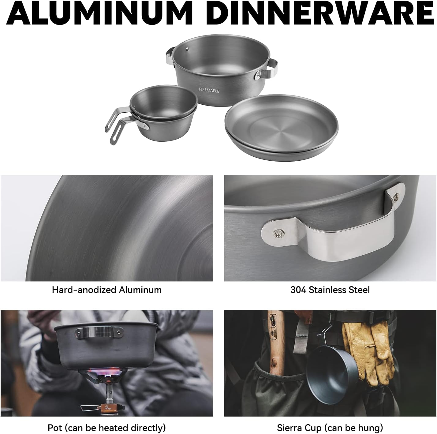 Gourmet Set für Outdoor-Küche & Camping